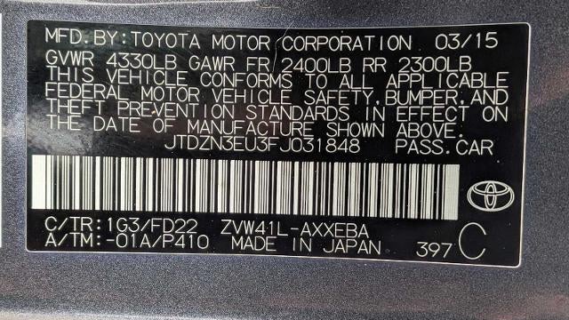 2015 Toyota Prius v Two