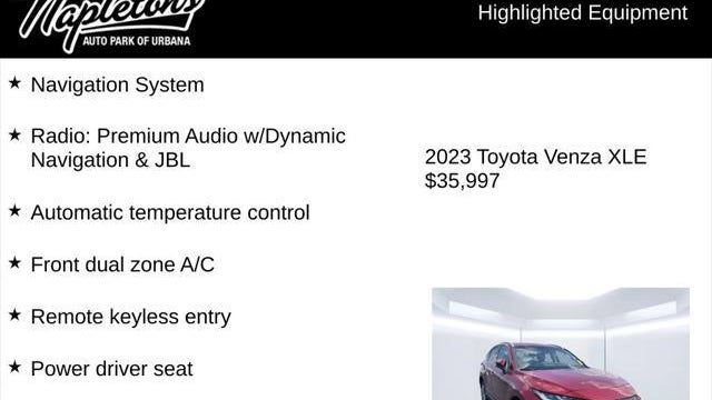 2023 Toyota Venza XLE