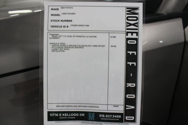 2024 Toyota Land Cruiser - $62,882