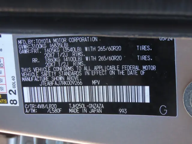 2024 Toyota Land Cruiser - $64,686