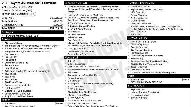 2015 Toyota 4Runner TRD Pro