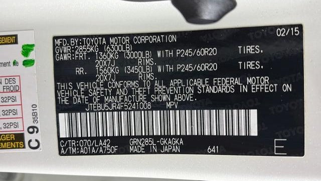 2015 Toyota 4Runner Limited