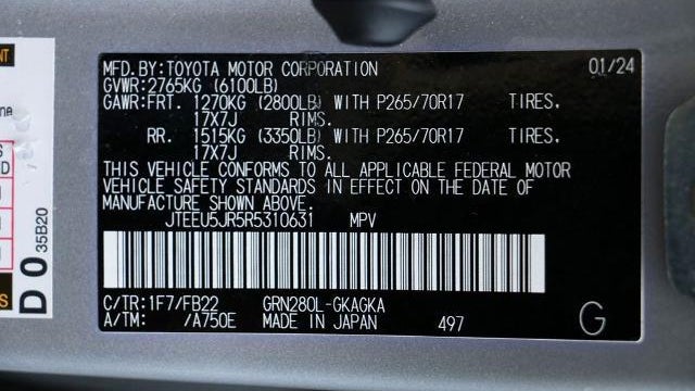 2024 Toyota 4Runner SR5