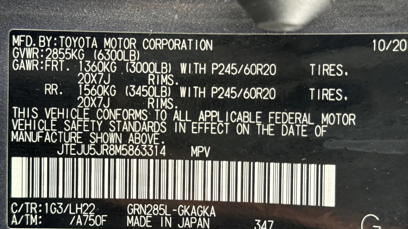 2021 Toyota 4Runner Nightshade Edition