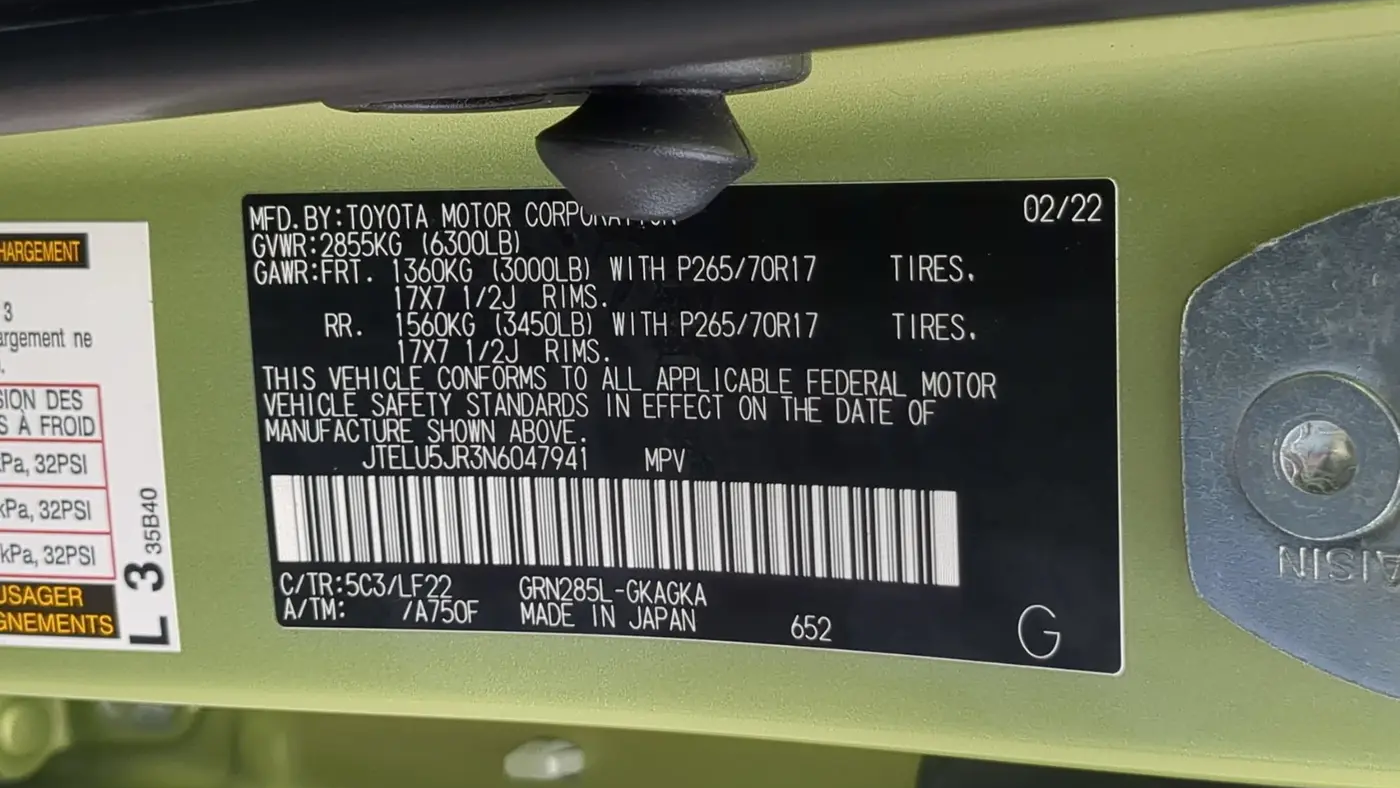 2022 Toyota 4Runner TRD Pro