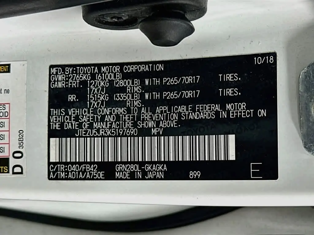 2019 Toyota 4Runner - $22,915