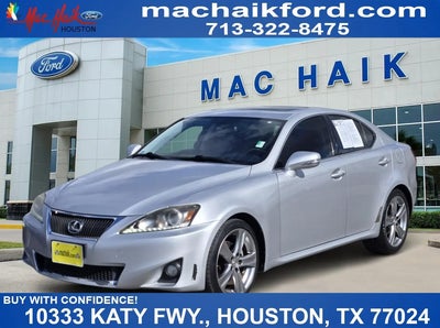 2012 Lexus IS 250 4DR Sedan 6A