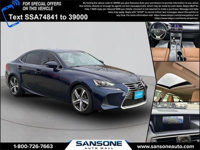 2018 Lexus IS 300 AWD 4DR Sedan