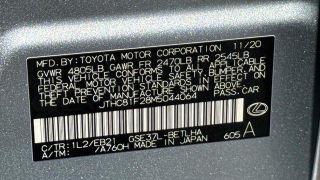 2021 Lexus IS 300 Base
