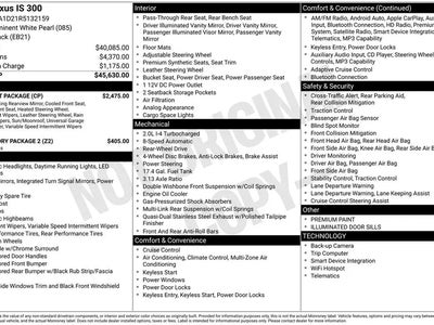 Photo of a 2024 Lexus IS 300 4DR Sedan for sale