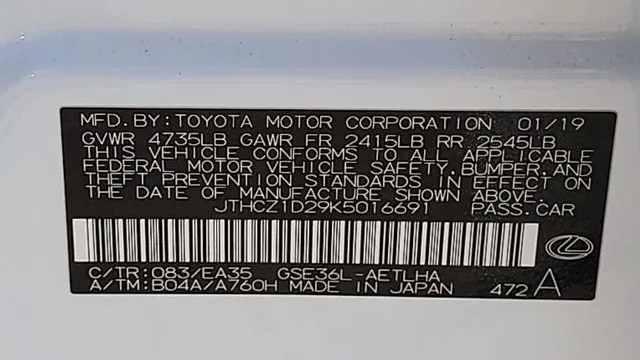 2019 Lexus IS 350 Base