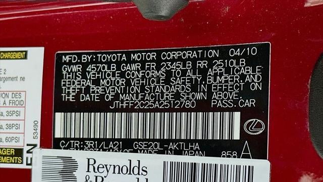 2010 Lexus IS 250C Base