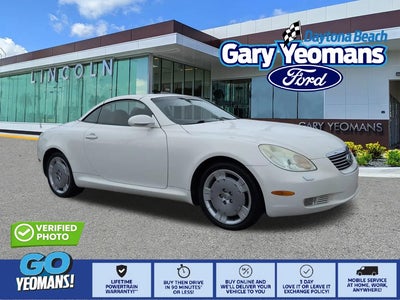Photo of a 2002 Lexus SC 430 2DR Convertible for sale