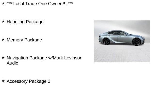 2023 Lexus IS 350 F SPORT