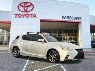 2016 Lexus CT 200h with Silver Lining Metallic  W/Black Roof Exterior