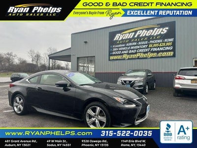 2015 Lexus RC 350 AWD 2DR Coupe