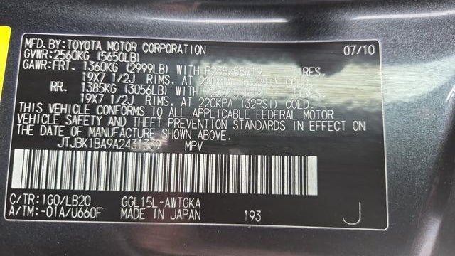 2010 Lexus RX 350 Base