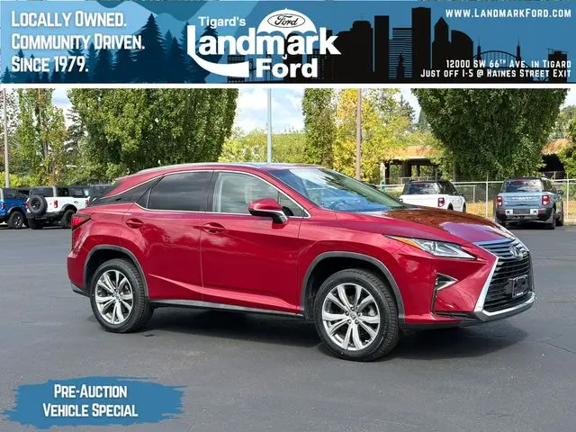 2016 Lexus RX - $23,900