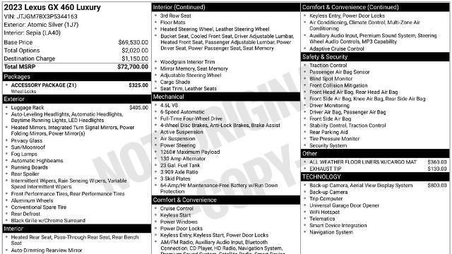 2023 Lexus GX 460 Luxury