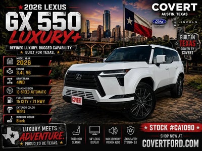 Photo of a 2026 Lexus GX 550 AWD Luxury+ 4DR SUV for sale