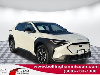 2023 Subaru Solterra with Cosmic White Pearl Exterior