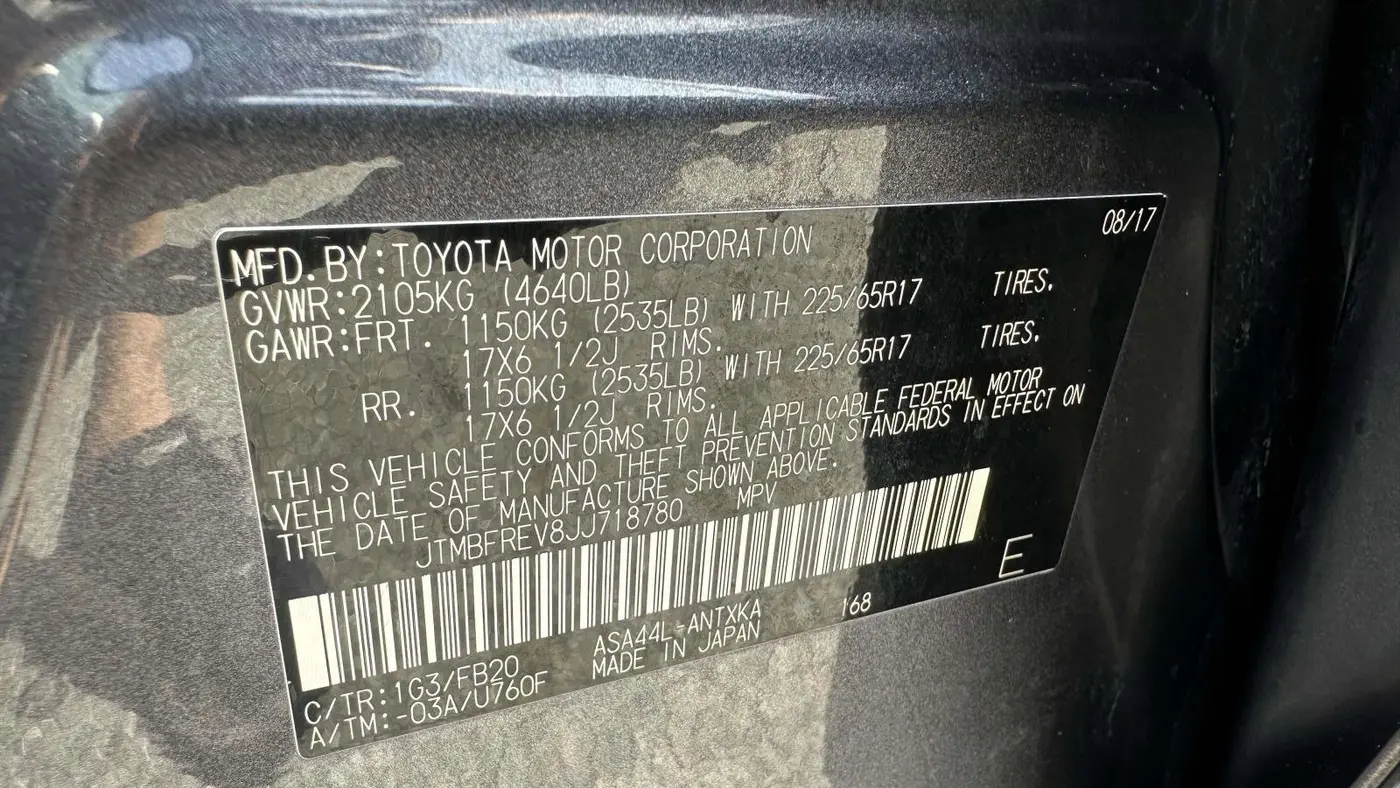 2018 Toyota RAV4 LE