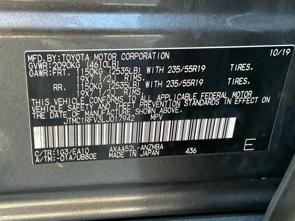2020 Toyota RAV4 - $21,985
