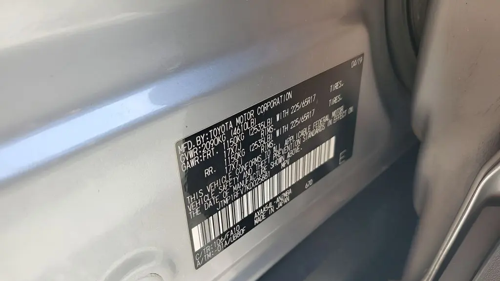 2019 Toyota RAV4 XLE