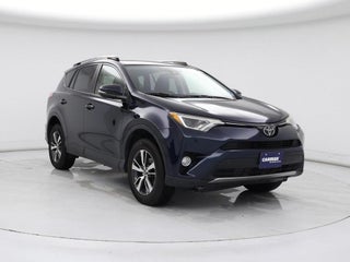 2018 Toyota RAV4 with Electric Storm Blue Exterior