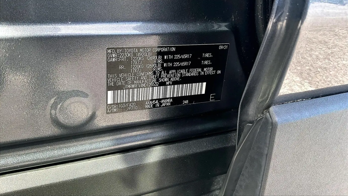 2021 Toyota RAV4 Hybrid XLE