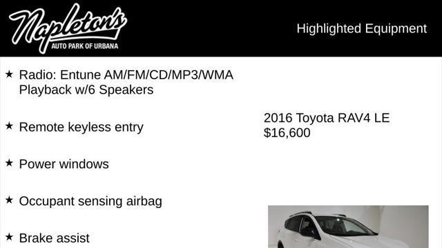 2016 Toyota RAV4 LE