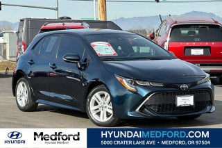 2021 Toyota Corolla Hatchback with Galactic Aqua Mica Exterior