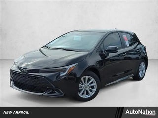 2026 Toyota Corolla Hatchback with Midnight Black Metallic Exterior