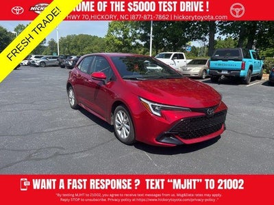Photo of a 2025 Toyota Corolla Hatchback SE 4DR Hatchback for sale