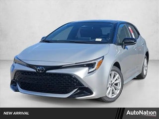 2026 Toyota Corolla Hatchback with Classic Silver Metallic/Midnight Black Metallic Exterior