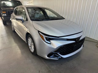 2023 Toyota Corolla Hatchback with Classic Silver Metallic Exterior