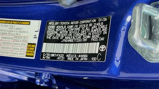 2026 Toyota Corolla Hatchback FX