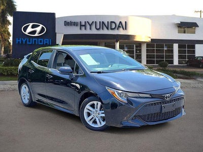 2019 Toyota Corolla Hatchback SE 4DR Hatchback 6M