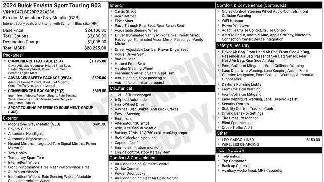 2024 Buick Envista Sport Touring