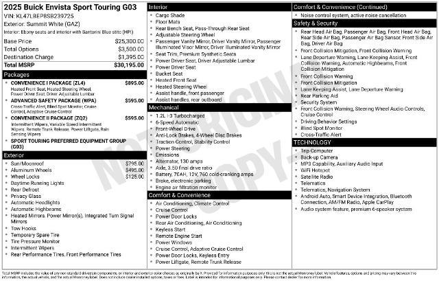 2025 Buick Envista - $25,448