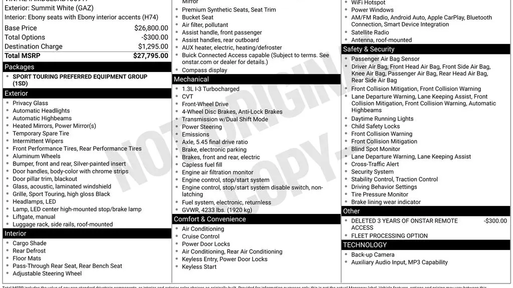 2024 Buick Encore GX Sport Touring