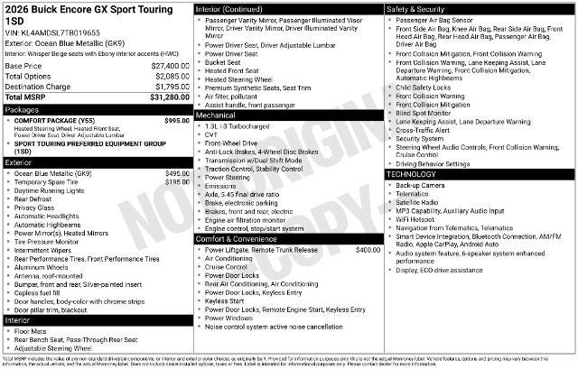 2026 Buick Encore - $25,501