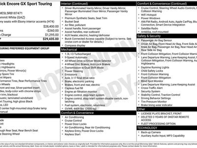 Photo of a 2024 Buick Encore GX AWD Sport Touring 4DR Crossover for sale