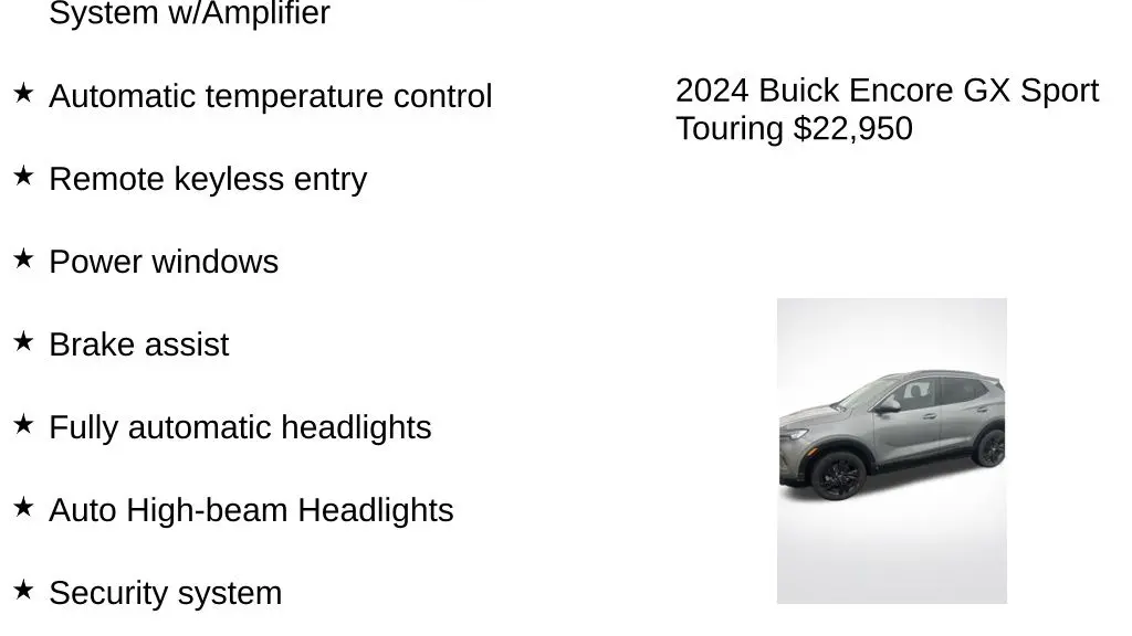 2024 Buick Encore GX Sport Touring