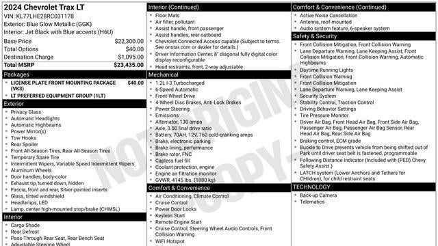 2024 Chevrolet Trax LT