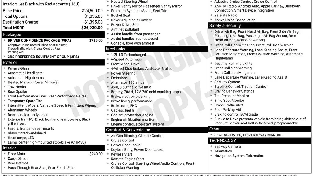 Preowned 2025 Chevrolet Trax RS for Sale