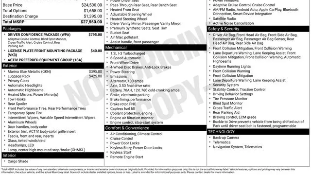 2025 Chevrolet Trax ACTIV