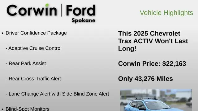2025 Chevrolet Trax ACTIV