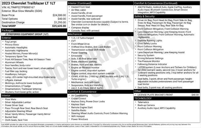 2023 Chevrolet Blazer - $19,799