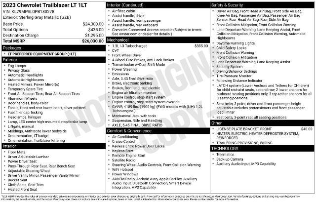 2023 Chevrolet Blazer - $18,993